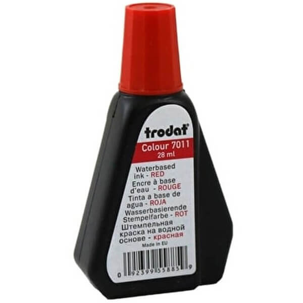 Trodat 28 Ml Kırmızı Stampa Mürekkebi görsel
