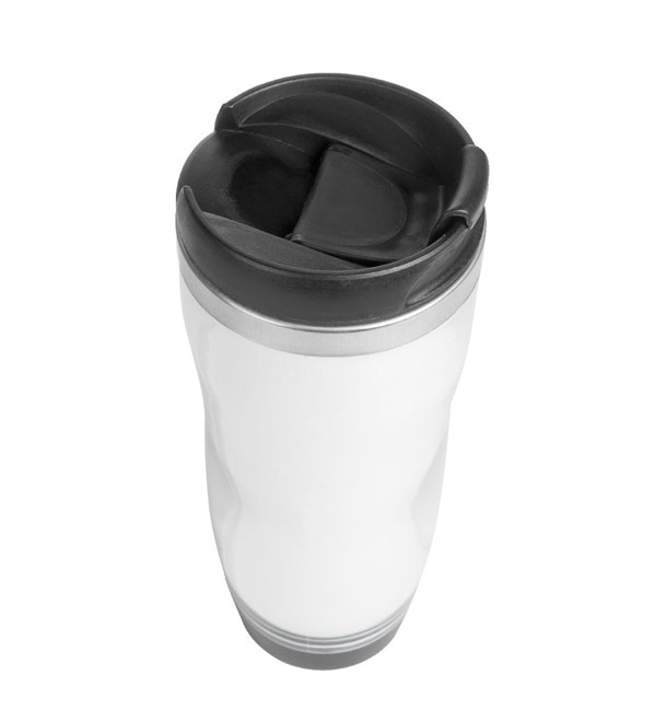 Siyah Mermer Desenli İsimli Termos Bardak