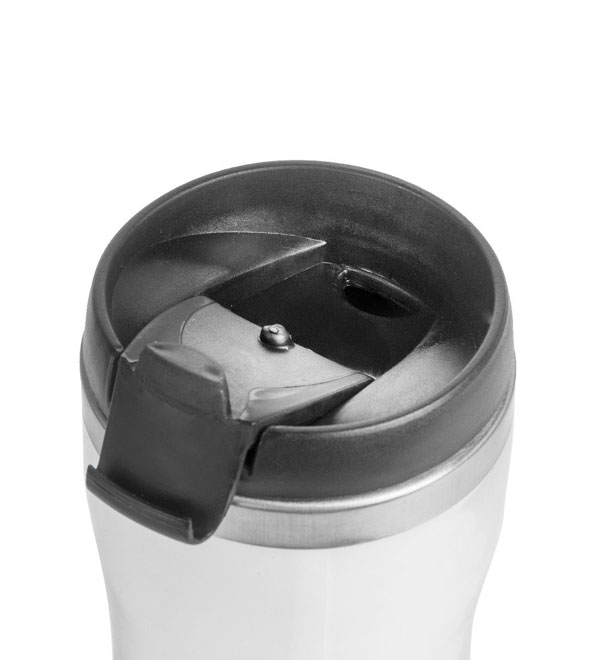 Siyah Mermer Desenli İsimli Termos Bardak