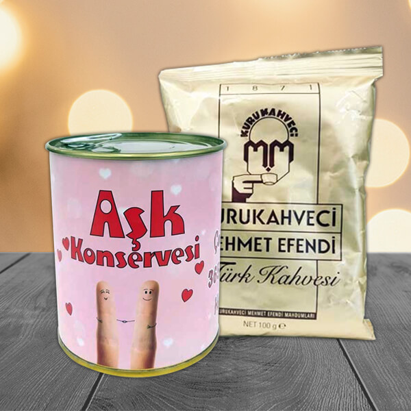 Hediye Konserve Kutulu Türk Kahvesi