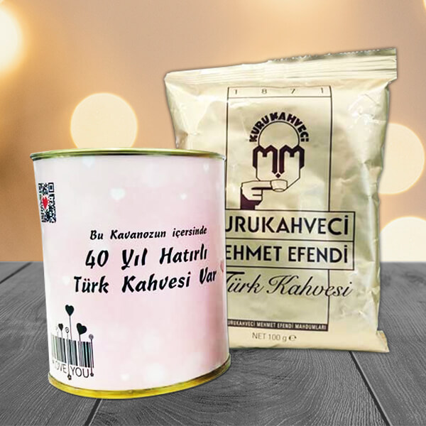Hediye Konserve Kutulu Türk Kahvesi