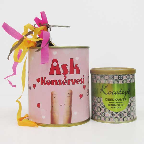 Hediye Konserve Kutulu Dibek Kahvesi