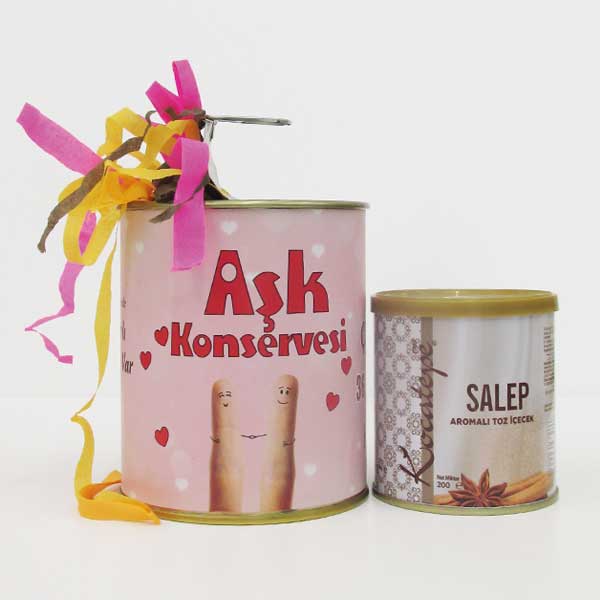 Hediye Konserve Kutulu Salep