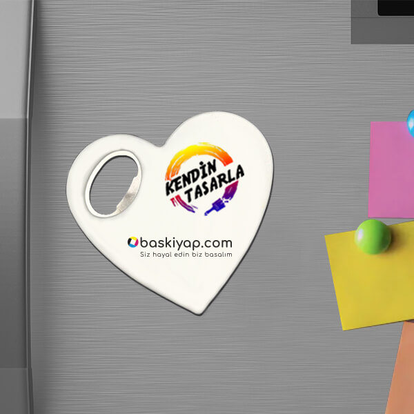Kişiye Özel Kalp Magnet Açacak - Görsel 2