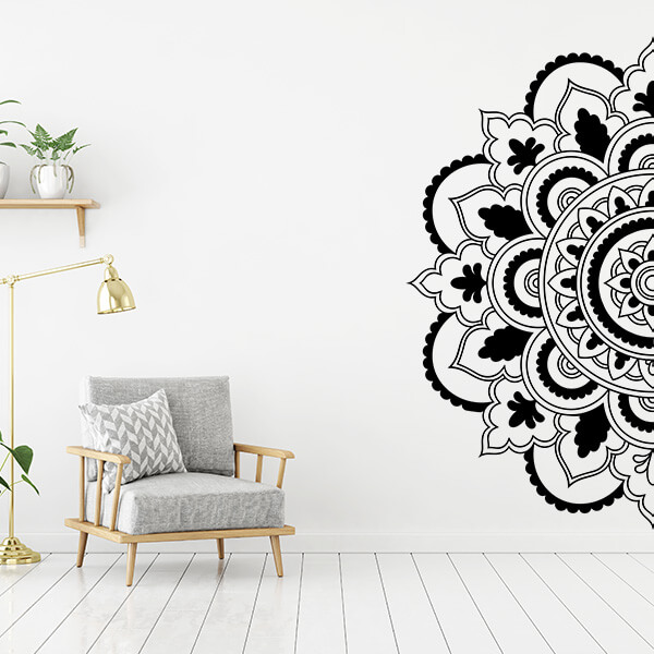 Mandala Duvar Sticker görsel