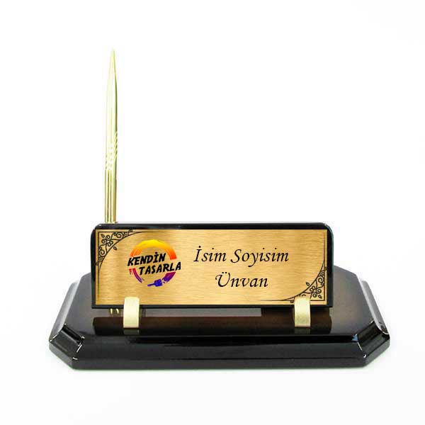 Ahşap Masa İsimliği | Ceviz