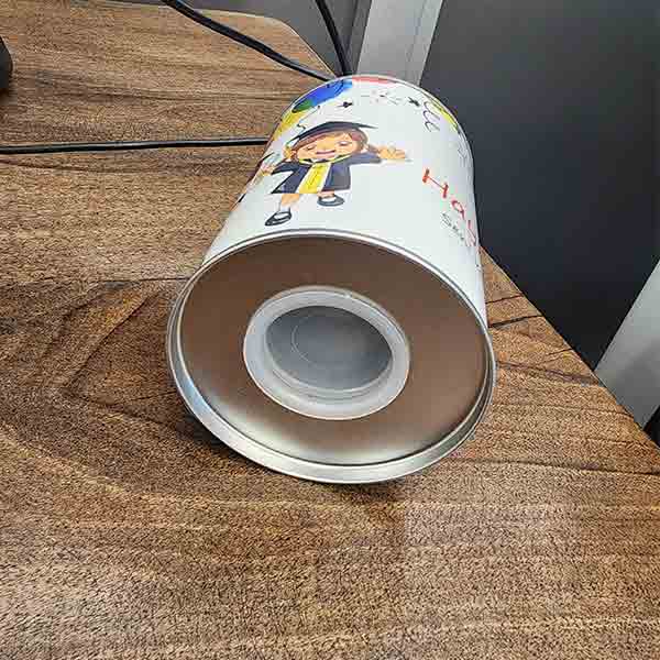 Kişiye Özel Baskılı Çok Kullanımlık Metal Kumbara görsel