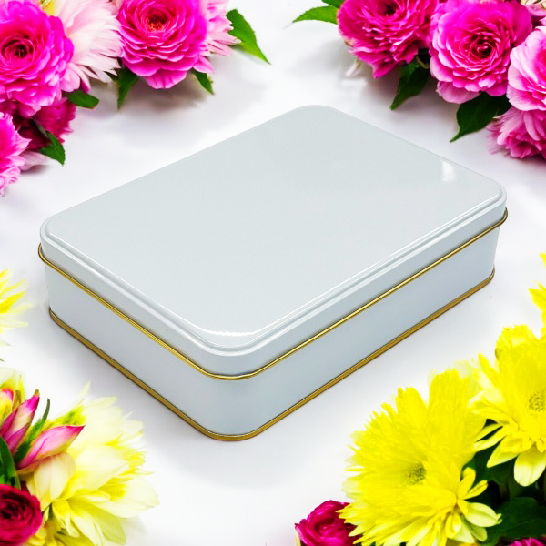 Baskılı Hediye Teneke Kutu 190X135X45Mm görsel