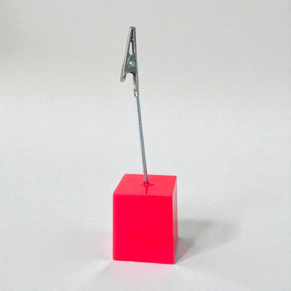 Kişiye Özel Baskılı Timsah Ağızlı Not Tutucu - Pembe görsel