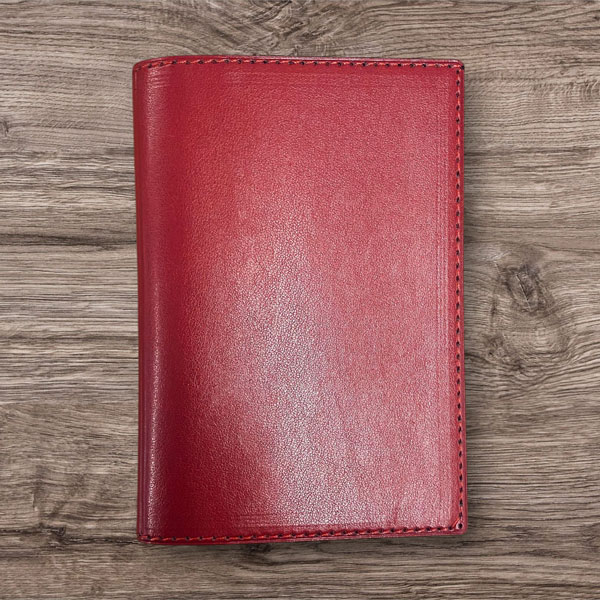 Kişiye Özel Termo Deri Kırmızı Pasaport Kılıfı görsel