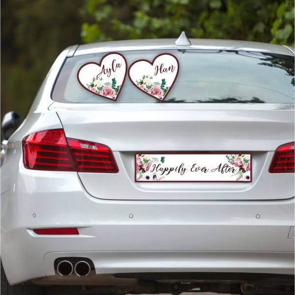 Kişiye Özel Plaka Ve Cam Yazı Seti