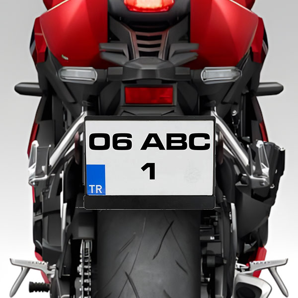 Kişiye Özel Motosiklet Plakalık