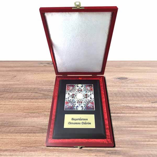 Seramikli Ahşap Plaket