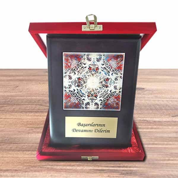 Seramikli Ahşap Plaket