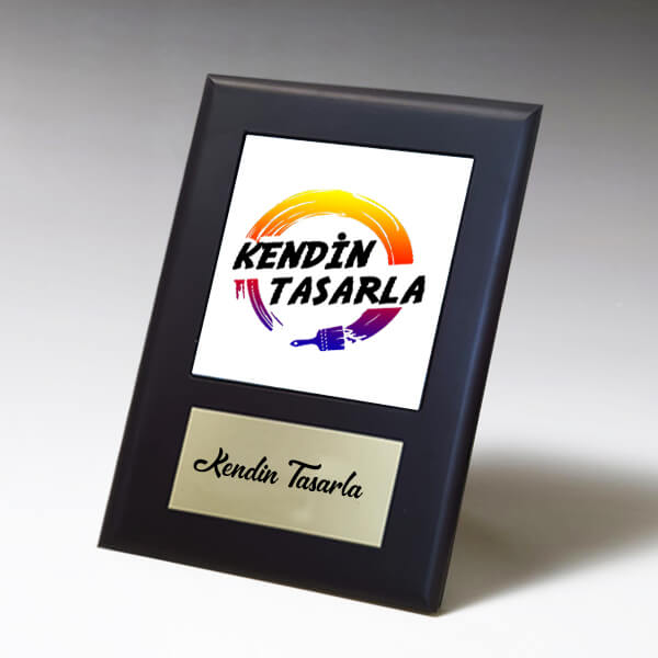 Seramikli Ahşap Plaket