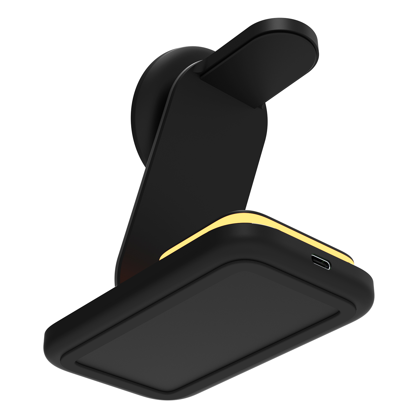 S-Link Sw-Cwf117 Siyah Ayarlanabilir Standlı 15W 3 İn 1 Magsafe Kablosuz Şarj Cihazı görsel