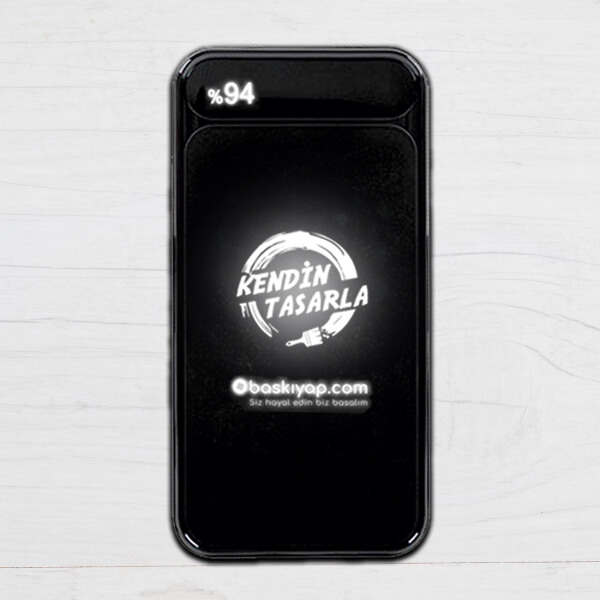 Led Işıklı Taşınabilir Şarj Cihazı Lcd Göstergeli