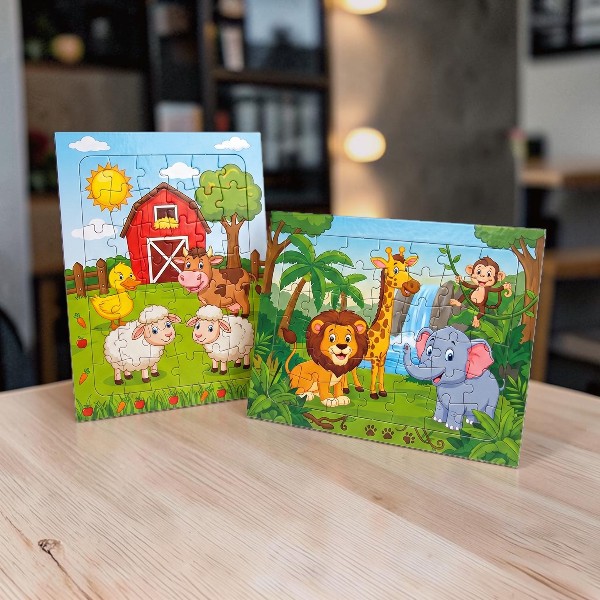 Kişiye Özel Baskılı 42 Parça A4 Puzzle görsel