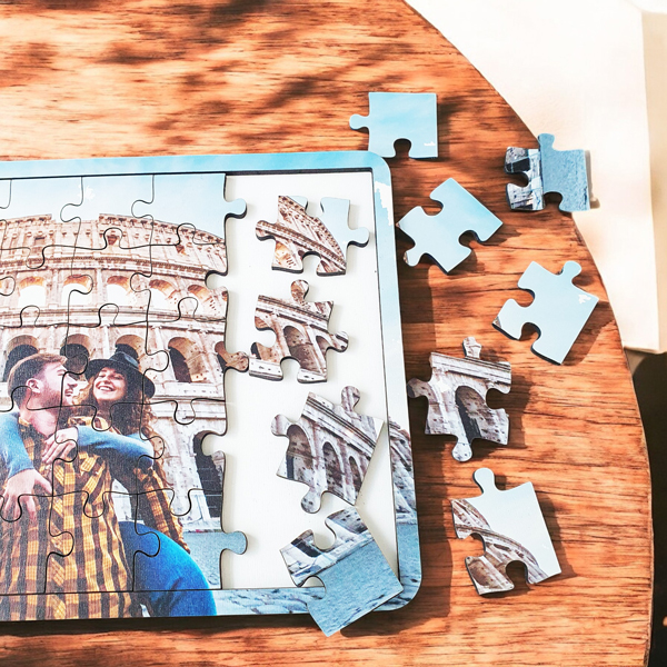 Kişiye Özel Baskılı Ahşap Puzzle