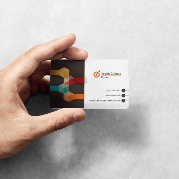 Pvc Şeffaf Kartvizit - Görsel 3