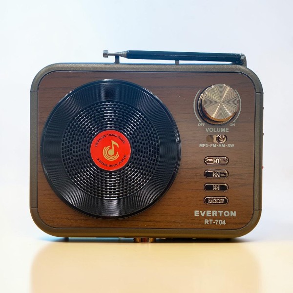 Everton Rt-704 Gramofon Görünümlü Nostaljik Retro Radyo görsel