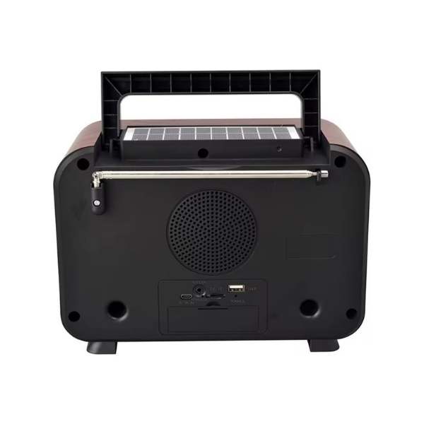Şömine Efektli Everton Rt-754 Usb Mp3 Çalar Solar Şarjlı Bluetooth Radyo