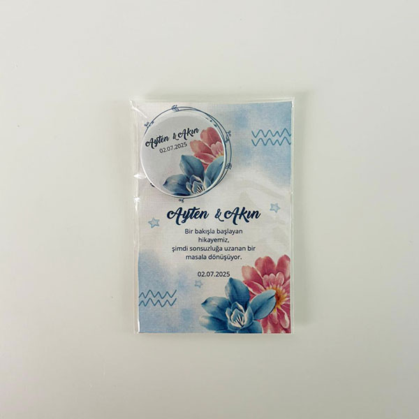 Özel Gün Hatırası Buton Rozet - Görsel 2