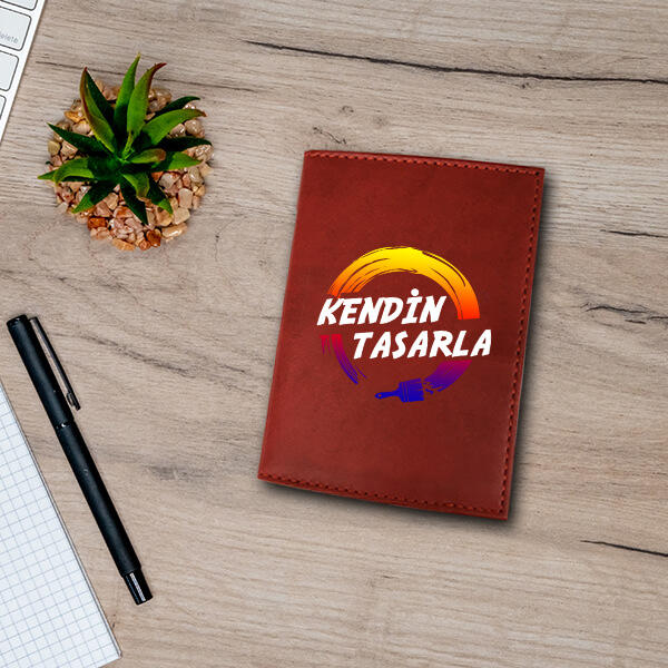 Kişiye Özel Termo Deri Kırmızı Ruhsat Kabı