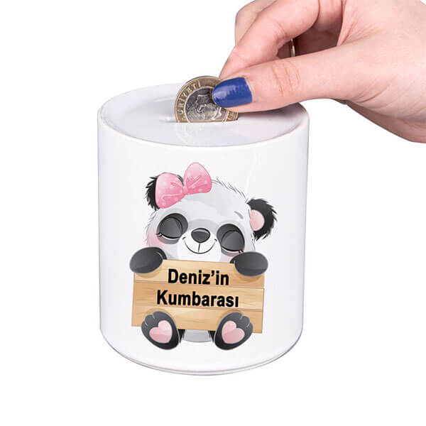Kişiye Özel Baskılı Seramik Kumbara görsel