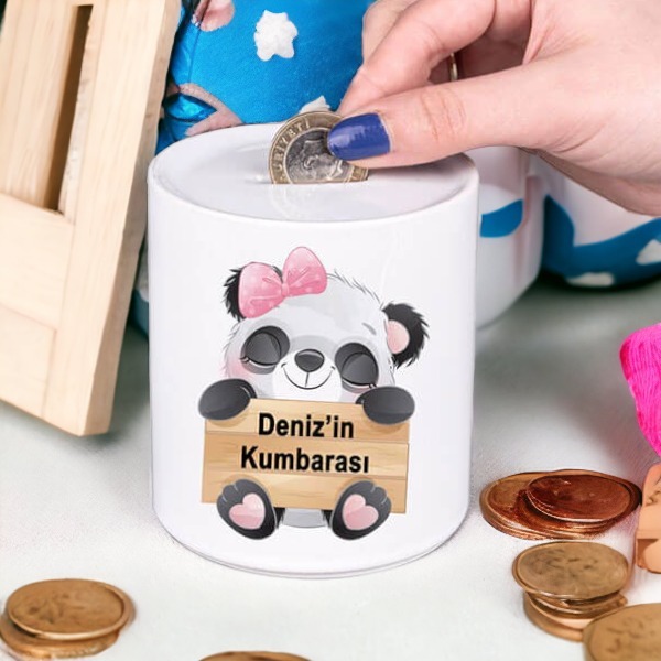Kişiye Özel Baskılı Seramik Kumbara