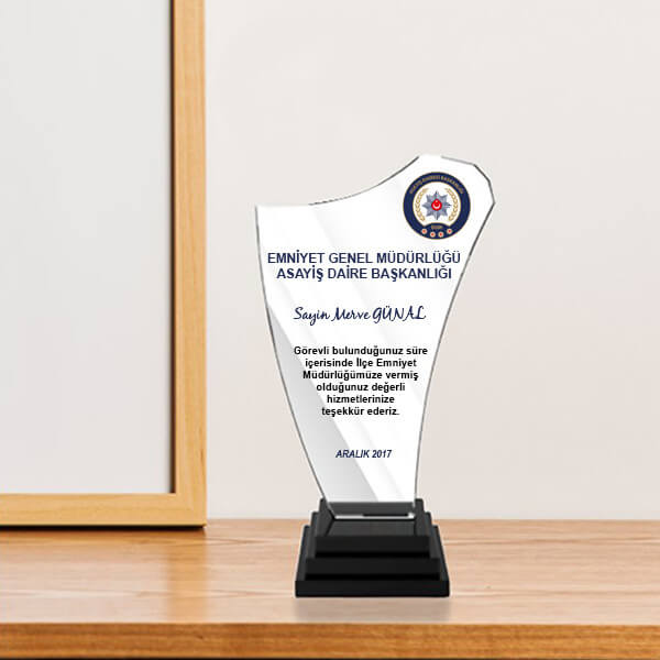 Şlt002 Ekonomik Kristal Plaket