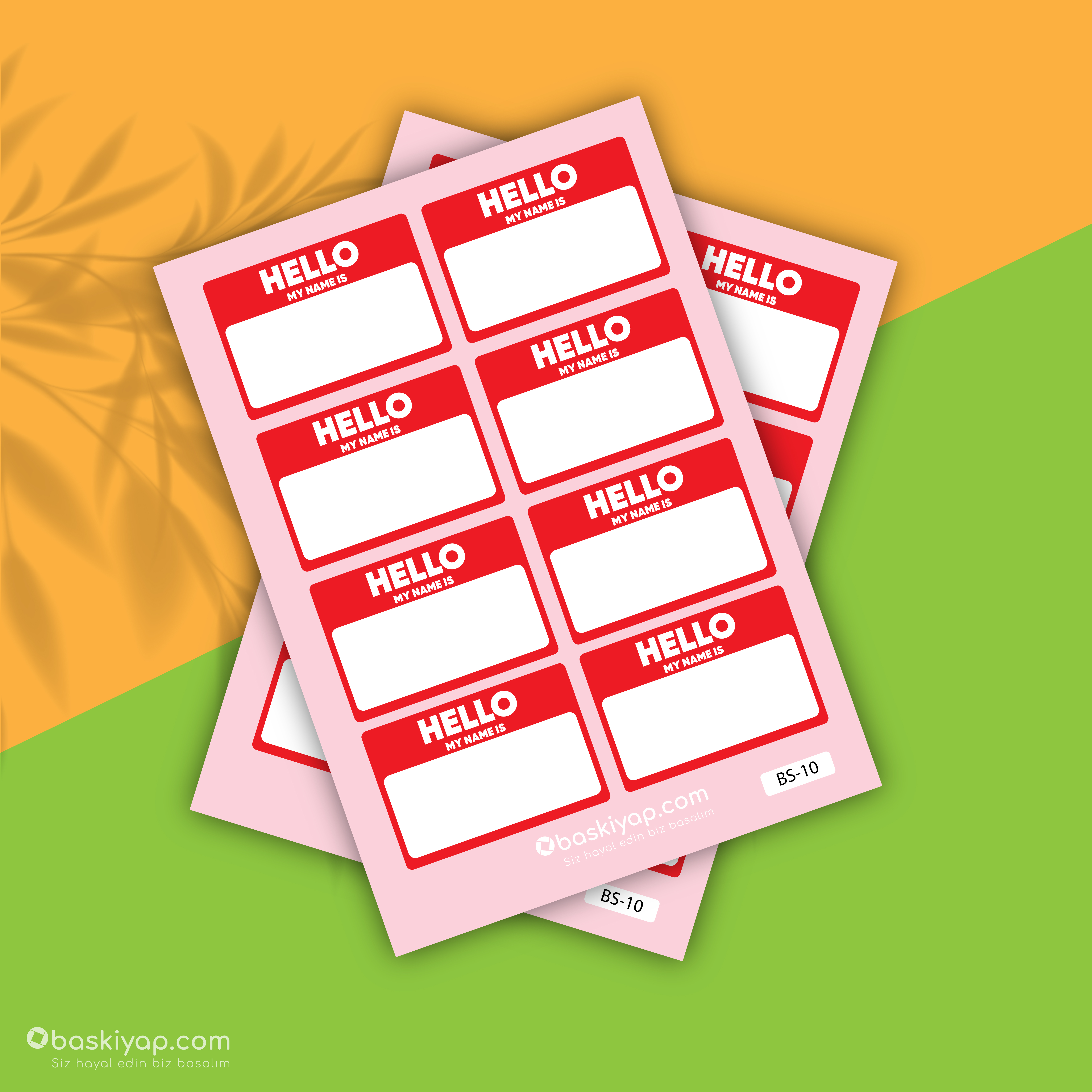 Özel Kesim Kuşe Etiket / Sticker görsel