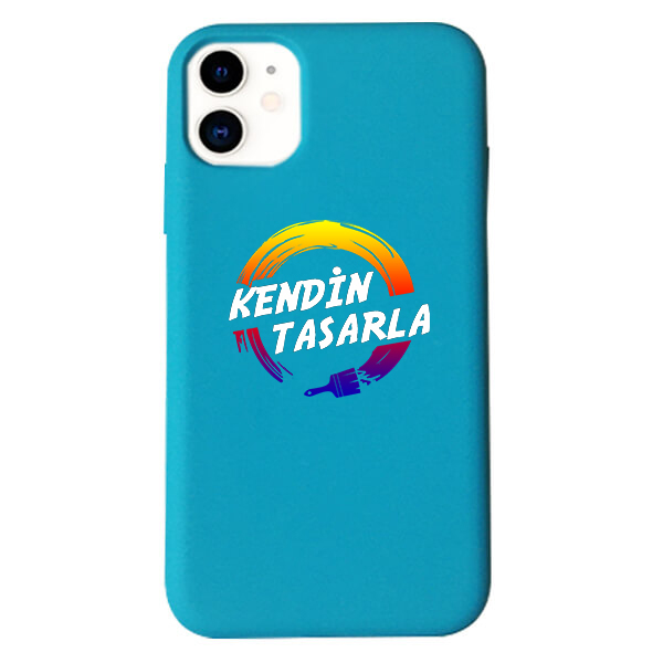 Kendin Tasarla Iphone 11 Mavi Kılıf