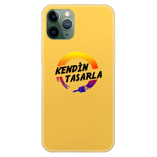 Iphone 11 Pro Max Sarı Telefon Kılıfı