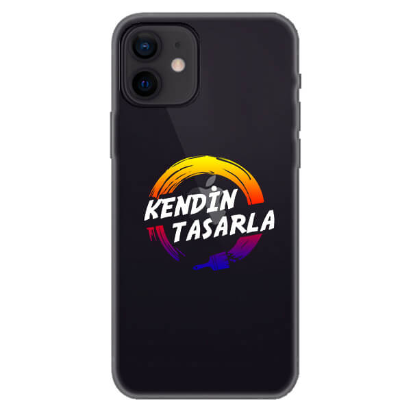 Kişiye Özel Iphone 12 Mini Siyah Telefon Kılıfı görsel