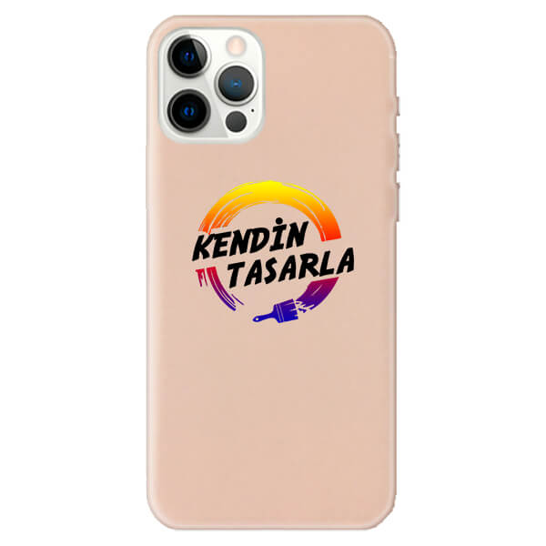 Kendin Tasarla Iphone 12 Pro Max Pembe Kılıf görsel