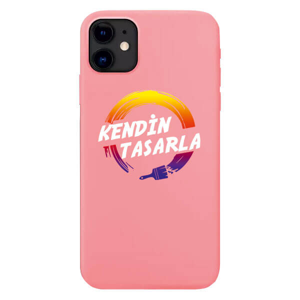Kendin Tasarla Iphone 11 Pembe Kılıf