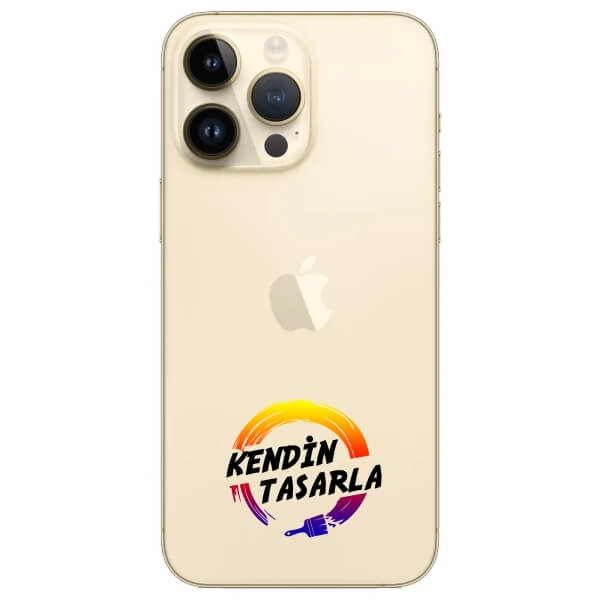 Kişiye Özel Iphone 14 Pro Max Şeffaf Silikon Telefon Kılıfı