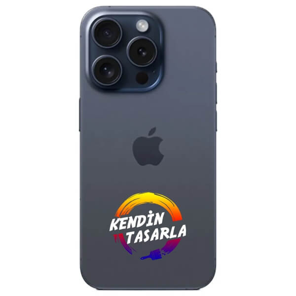 Kişiye Özel Iphone 15 Pro Şeffaf Silikon Telefon Kılıfı