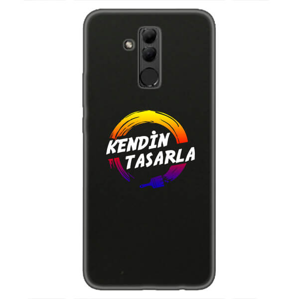 Huawei Mate 20 Lite Siyah Silikon Telefon Kılıfı görsel