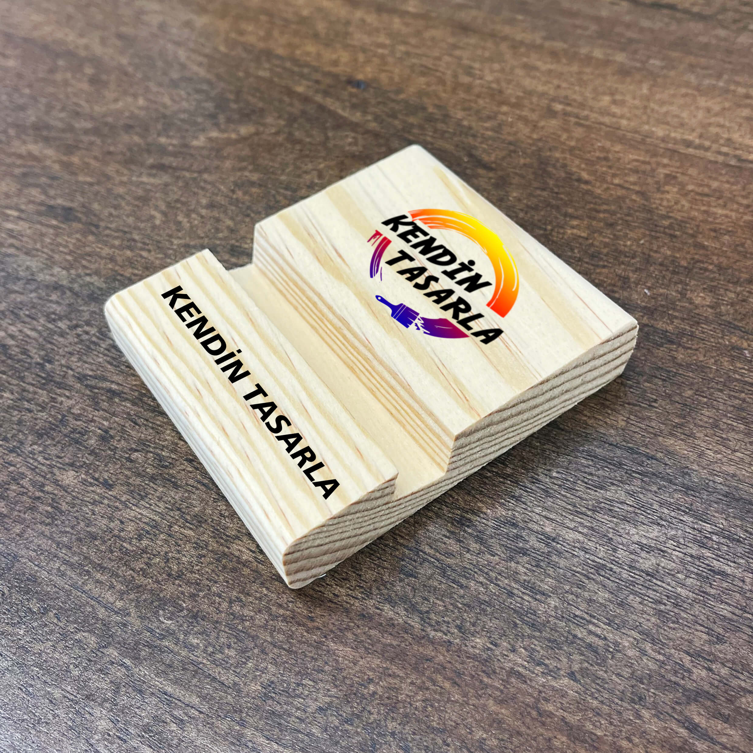 Ahşap Telefon Tutacağı görsel