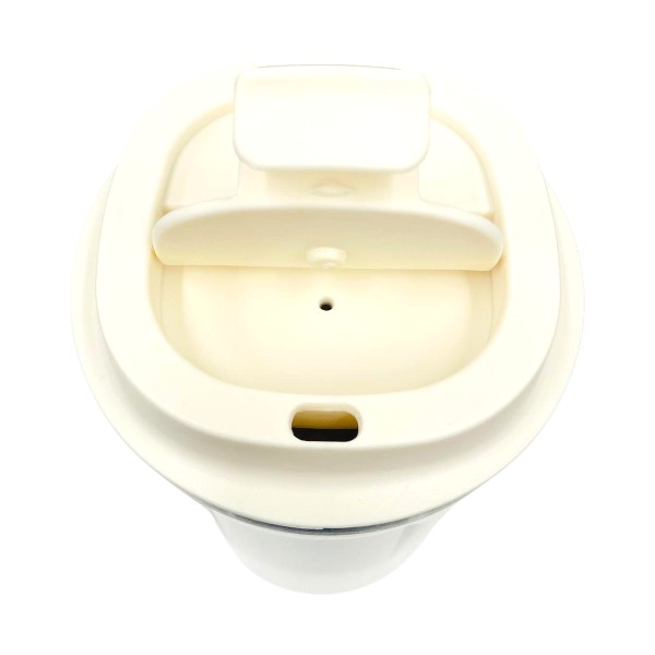 Kişiye Özel Beyaz Çelik Termos Kilitli Mug 380 Ml görsel