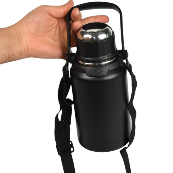 Paslanmaz Çelik Siyah İsme Özel Termos 500 Ml