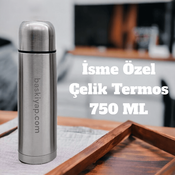 Kişiye Özel Gümüş Termos 750 Ml
