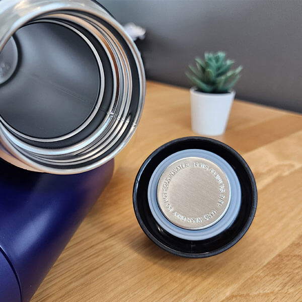 Kişiye Özel Bambu Siyah Termos