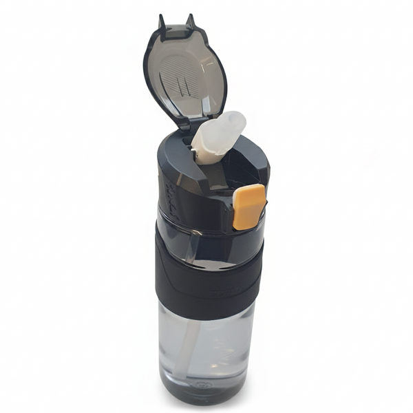 Kişiye Özel Baskılı 650 Ml Su Şişesi Siyah