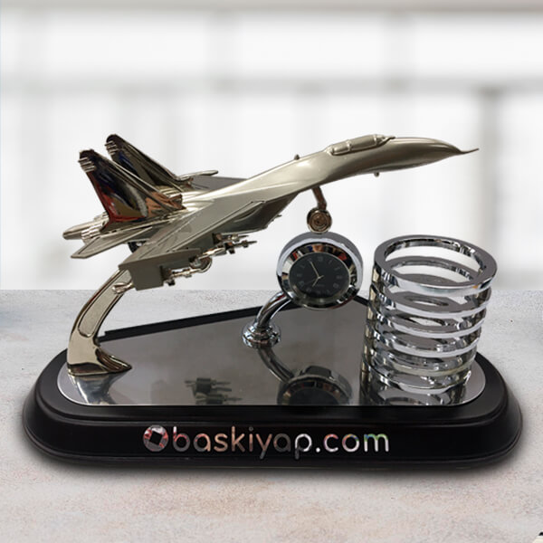 Ahşap Altlıklı Metal Uçak