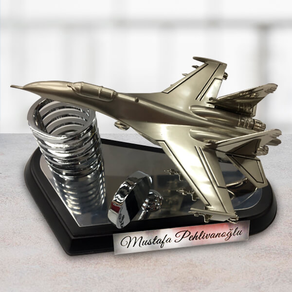Ahşap Altlıklı Metal Uçak