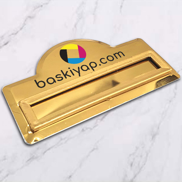 Pencereli Altın Yaka İsimliği My01 - Görsel 1