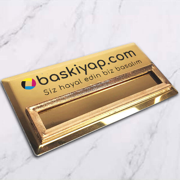 Pencereli Altın Yaka İsimliği My02 görsel